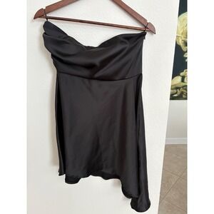 Zara Black Strapless Mini Dress Party Cocktail Evening Going Out